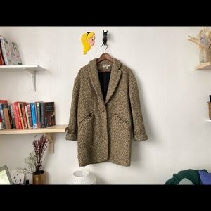 Zara Green Collared Coat